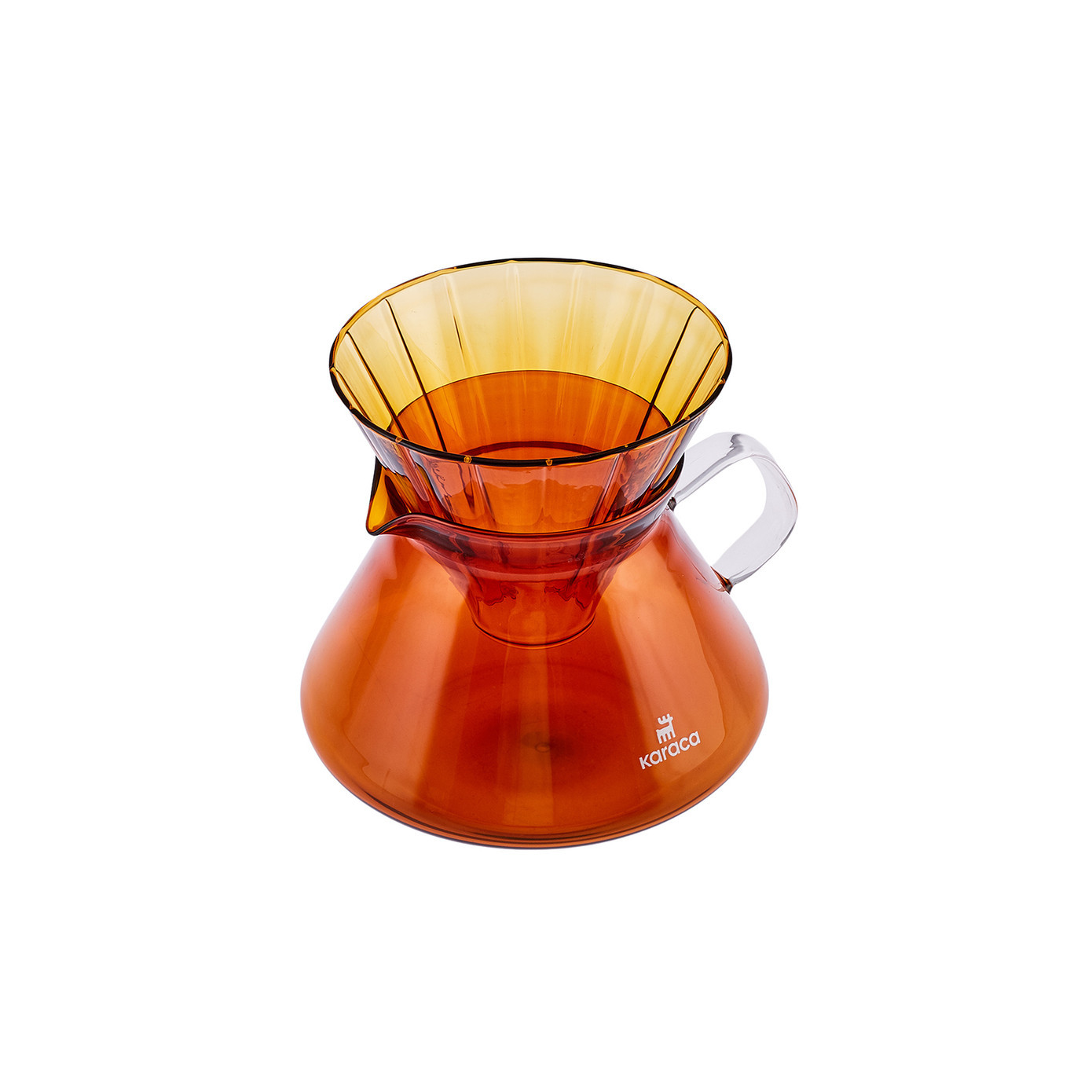 Karaca Winx Brewy Glass Pour Over Coffee Maker Set with Stand 