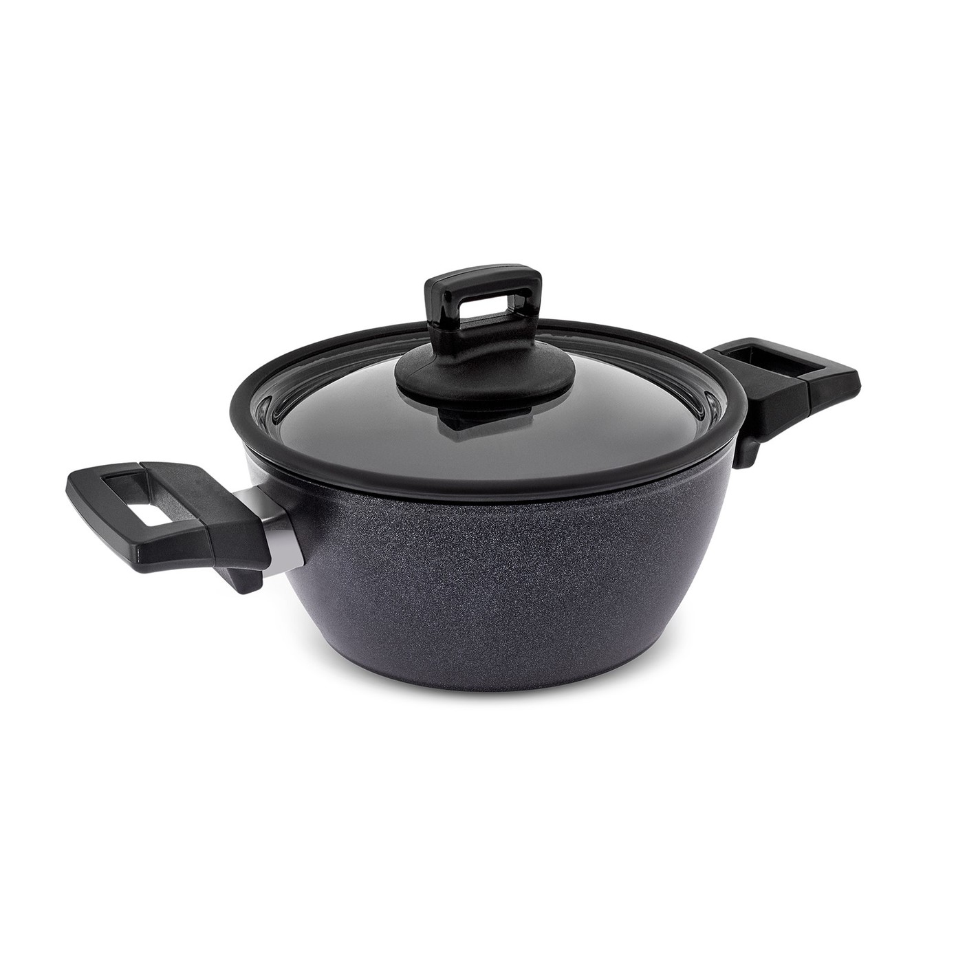 Karaca Biodiamond Powerful Plus Stockpot with Lid, 24cm, Black 