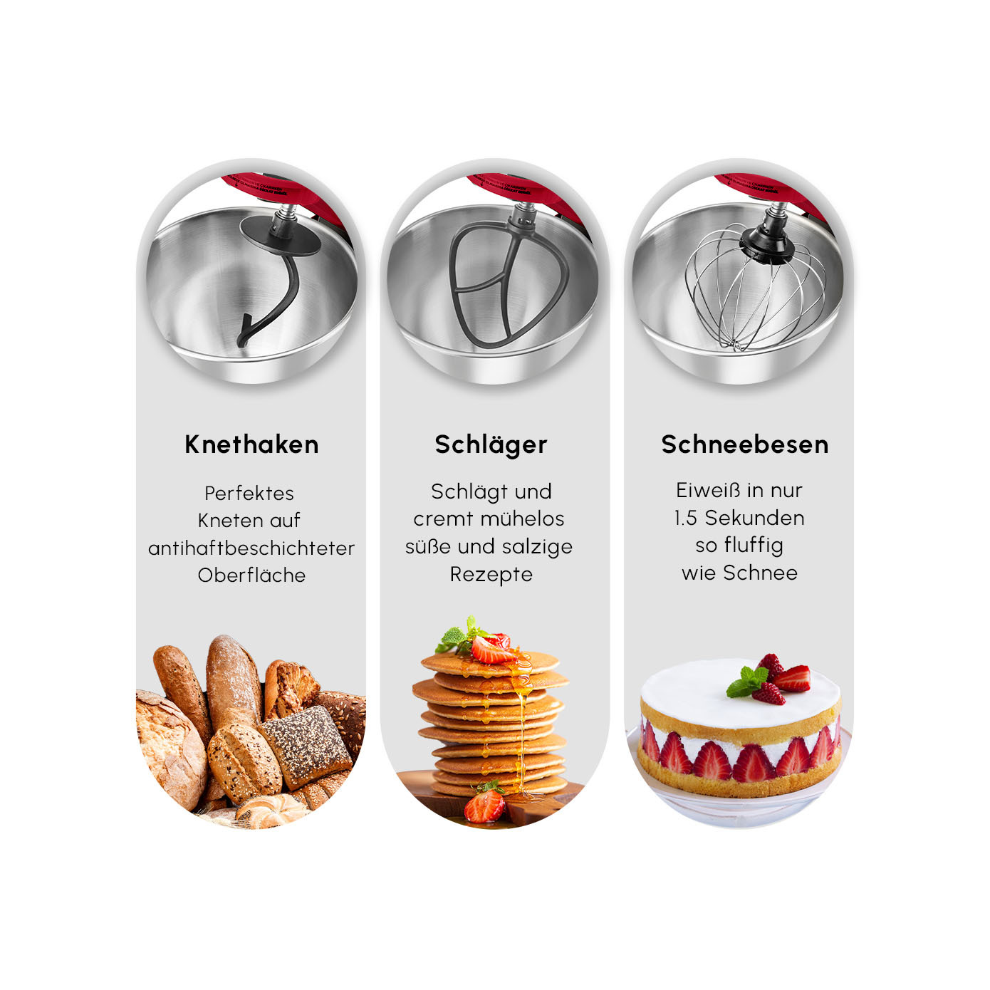 Karaca Mastermaid Chef Pro Double Arm Kitchen Chef Imperial Red  