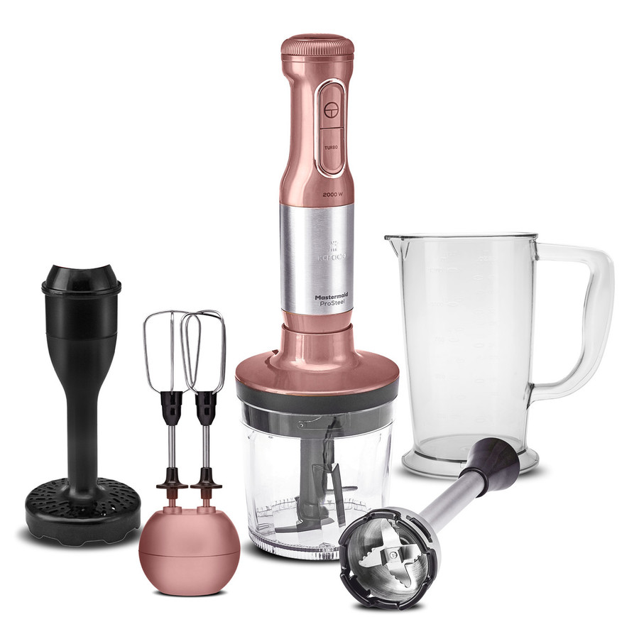 Karaca Mastermaid Prosteel 1500W Blender Seti Kırmızı-Inox Karaca