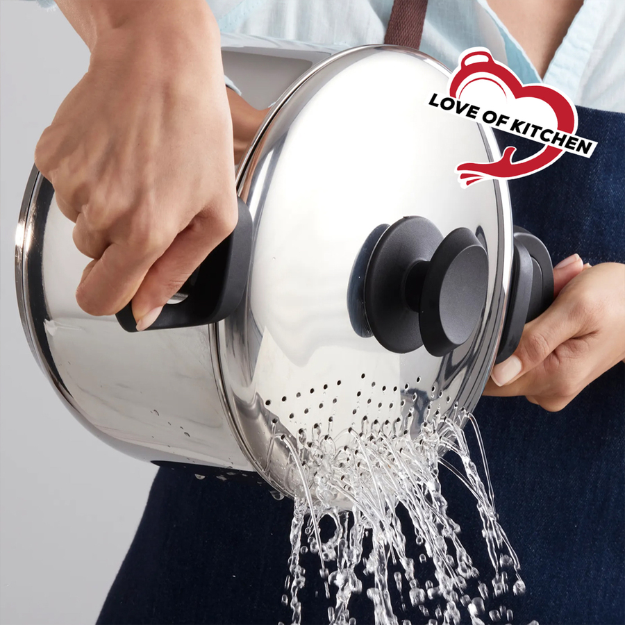 Karaca Love of Kitchen Nudel- und Raviolitopf aus Edelstahl