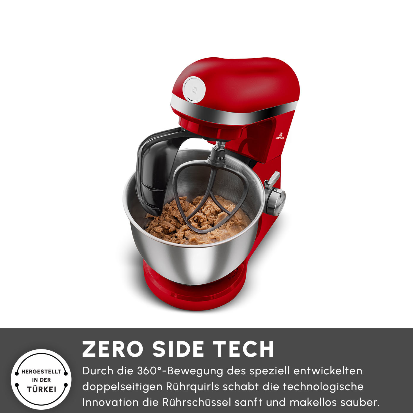 Karaca Mastermaid Chef Pro Double Arm Kitchen Chef Imperial Red  