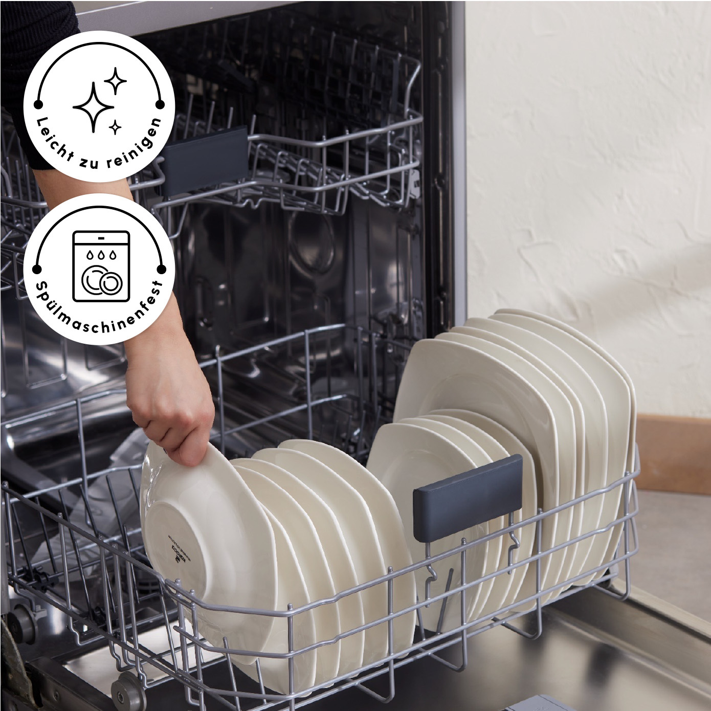 Karaca Timeless Gold Square Geschirr-Set für 12 Personen, 84  