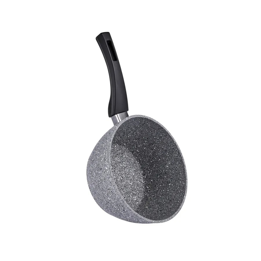 Karaca Gris Biogranite 3-Piece Induction Sauce Pan Set, Grey 