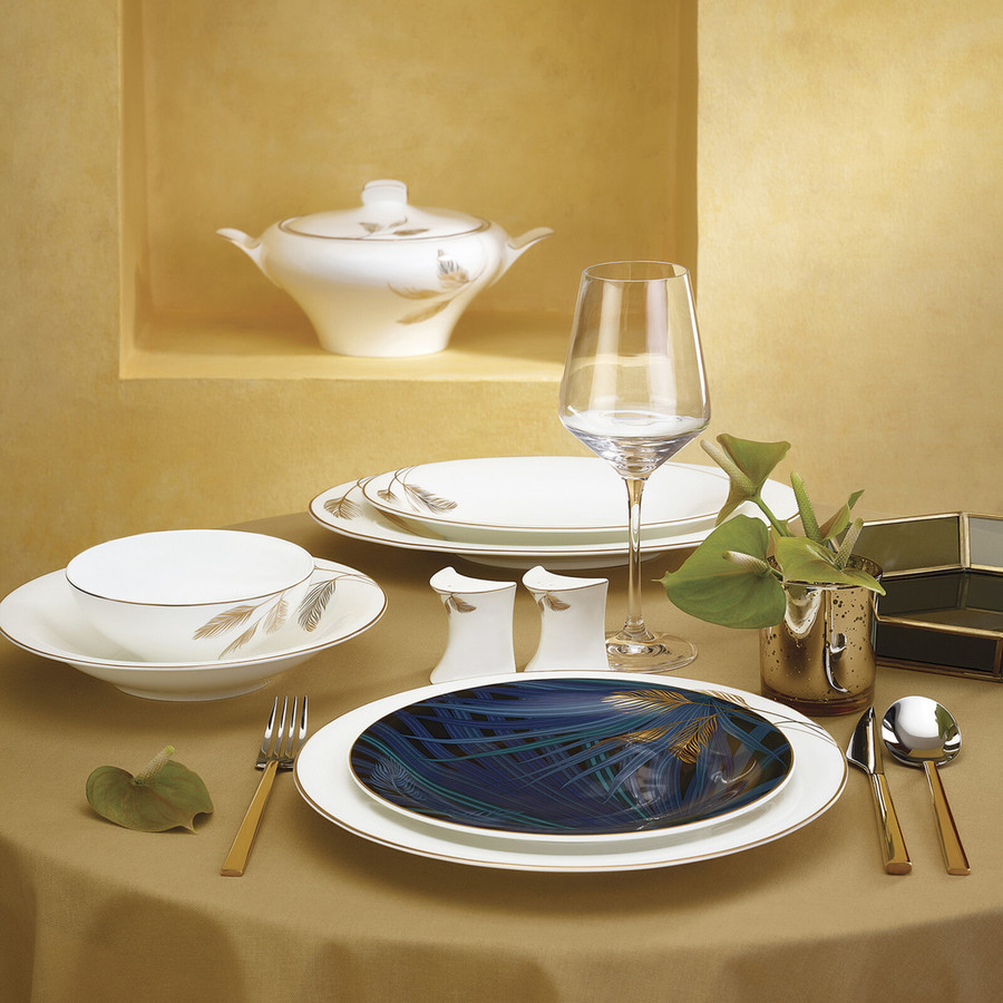 Karaca Fine Pearl Extra Chanak Gold 62 Piece Pearl Dinnerware Set for 12  Person - KARACA EUROPE