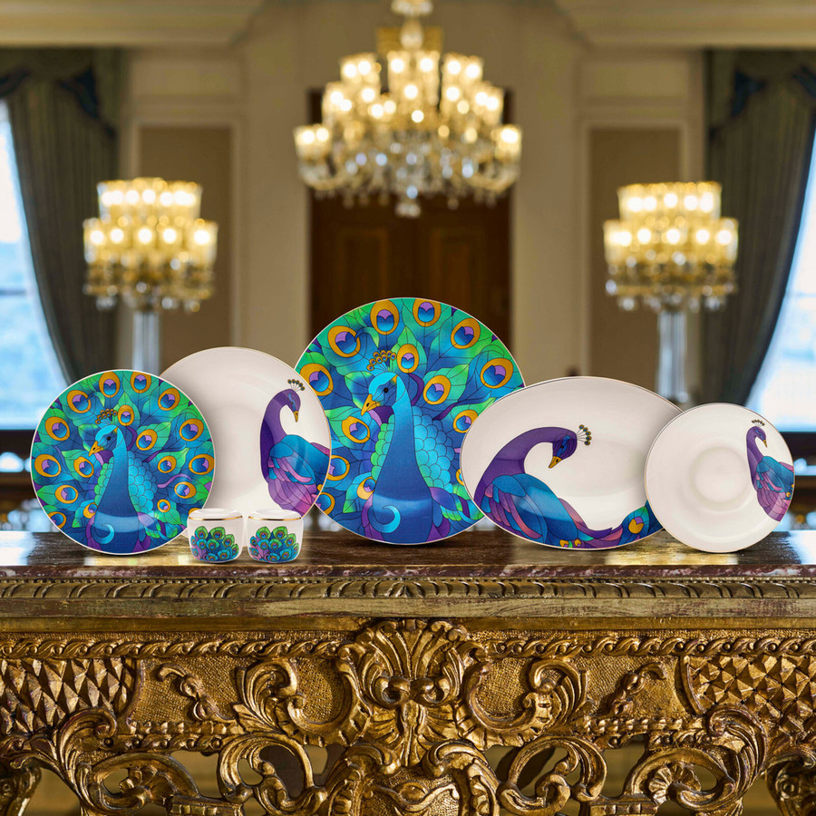 Karaca X The Shop Çırağan Palace 28Piece Fine Pearl Dinner Set for 6