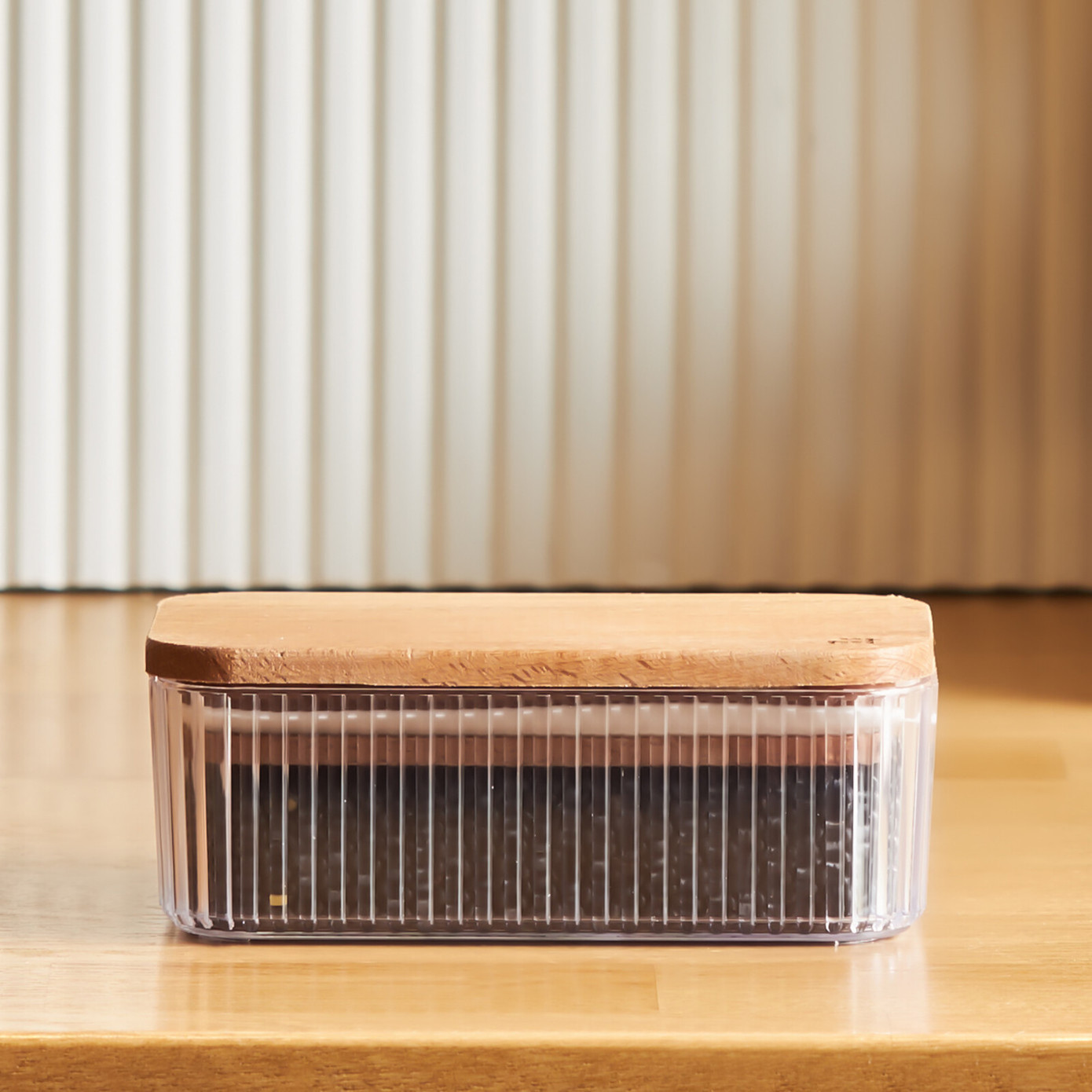 Karaca Massimo Storage Container, 0.5L, Transparent Brown - KARACA UK