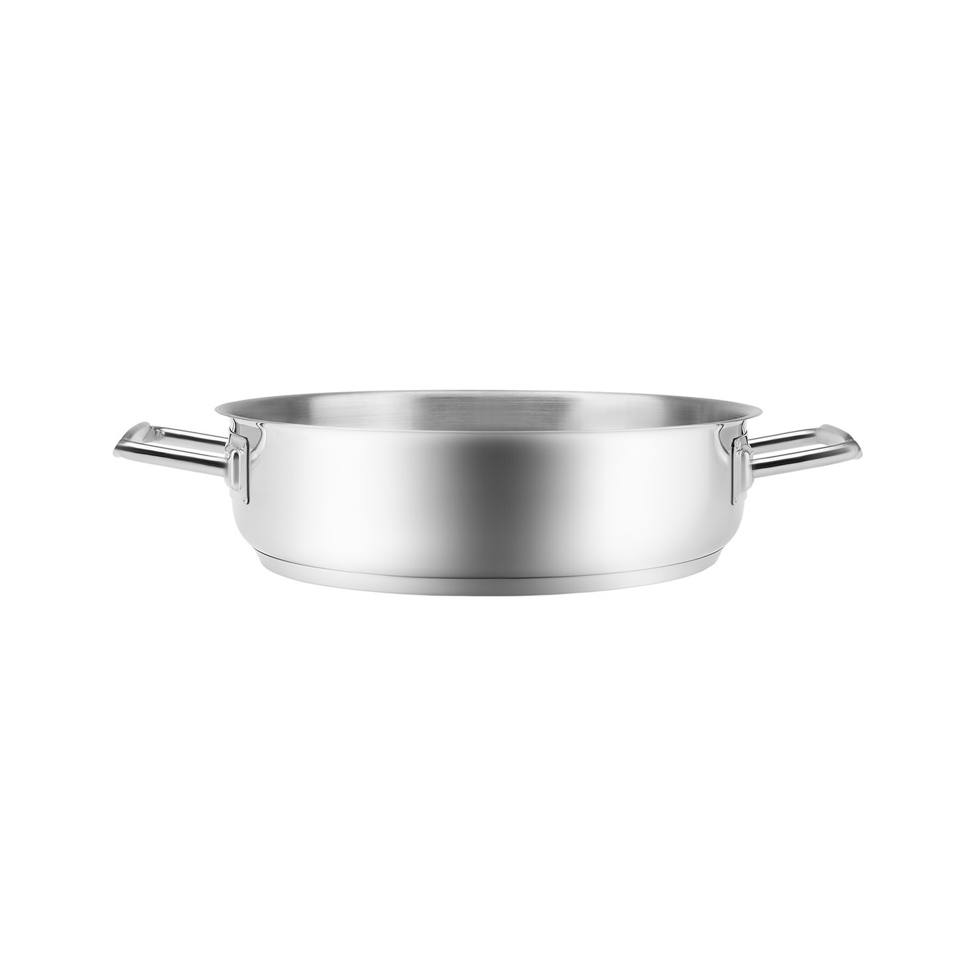 Karaca Grace Stainless Steel Induction Shallow Stock Pot, 20cm  
