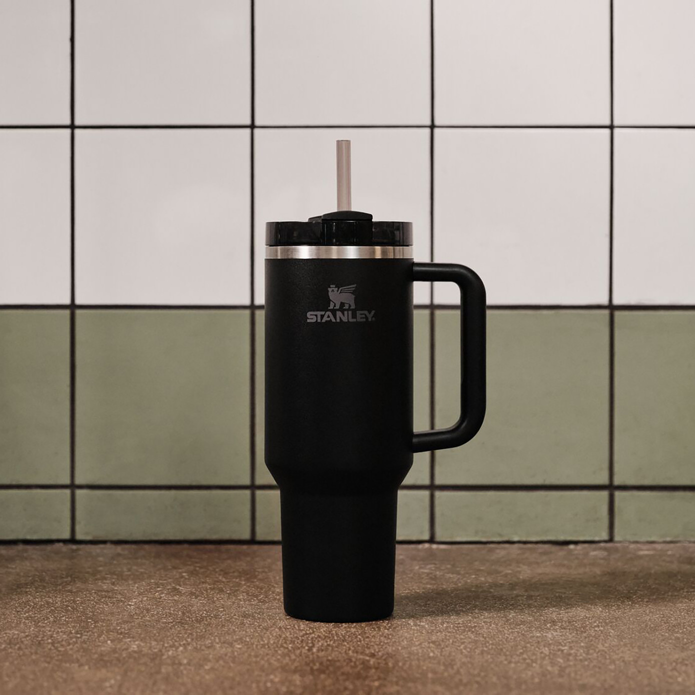 Stanley Quencher Flowstate™ Tumbler, 1.18L, Black - KARACA UK