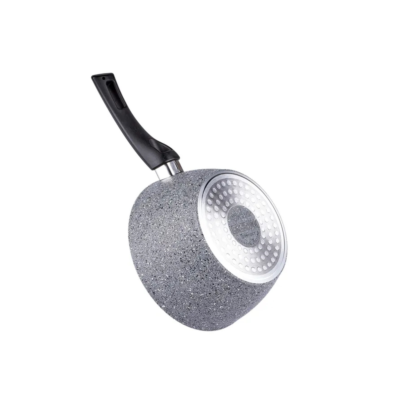 Karaca Gris Biogranite 3-Piece Induction Sauce Pan Set, Grey 