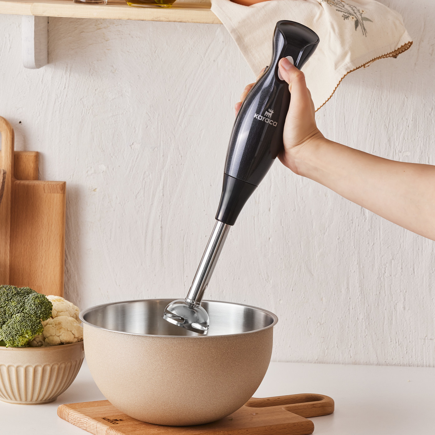 Karaca Shiny Black Hand Blender - KARACA EUROPE
