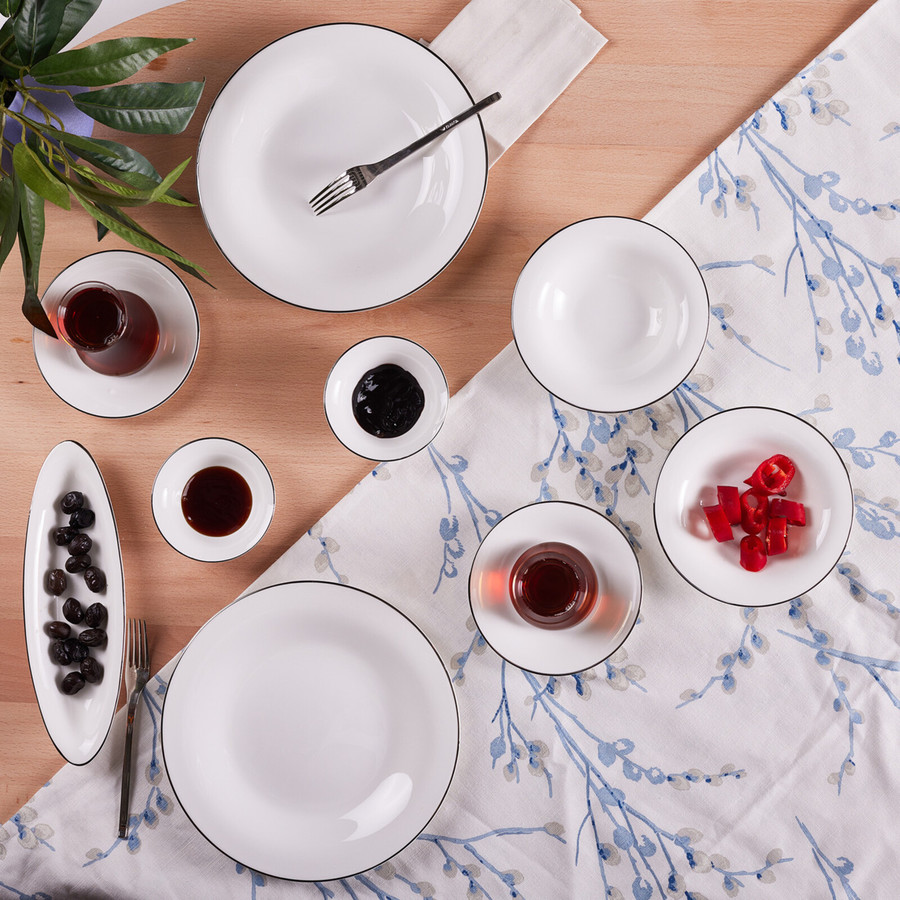 Karaca Fine Pearl New Fame 26 Parça 6 Kişilik Kahvaltı/Servis Takımı