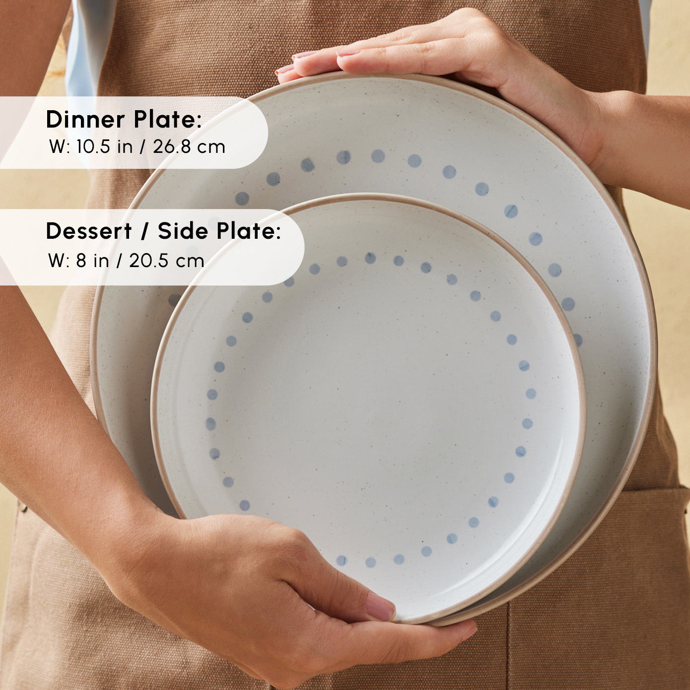 Karaca Haag 16-Piece Glaze Ceramic Dinner Set for 4 People, Multi 