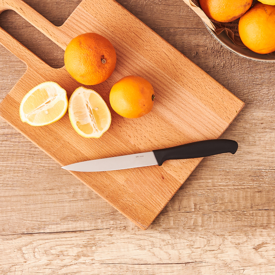 Dr.Inox 4 Piece Stainless Steel Knife Set, Black KARACA UK