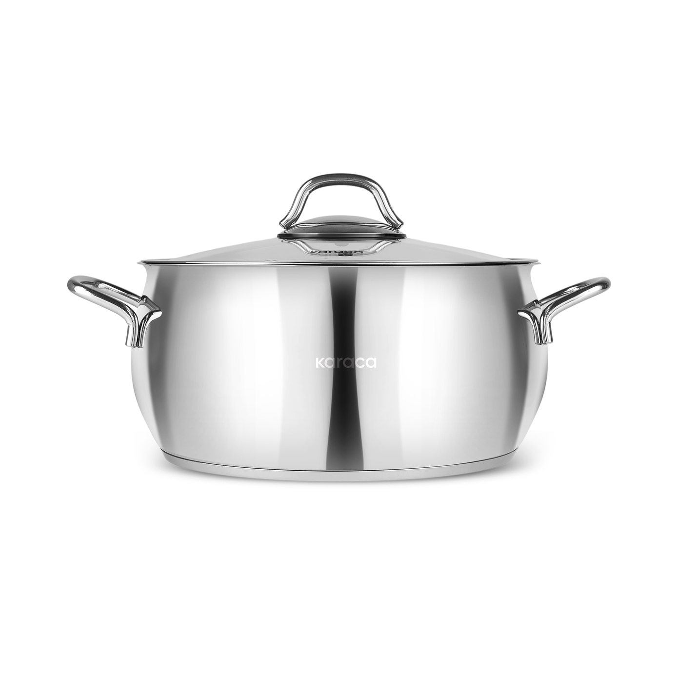 Karaca Emirgan Induction Steel Pot, 24 cm - KARACA EUROPE