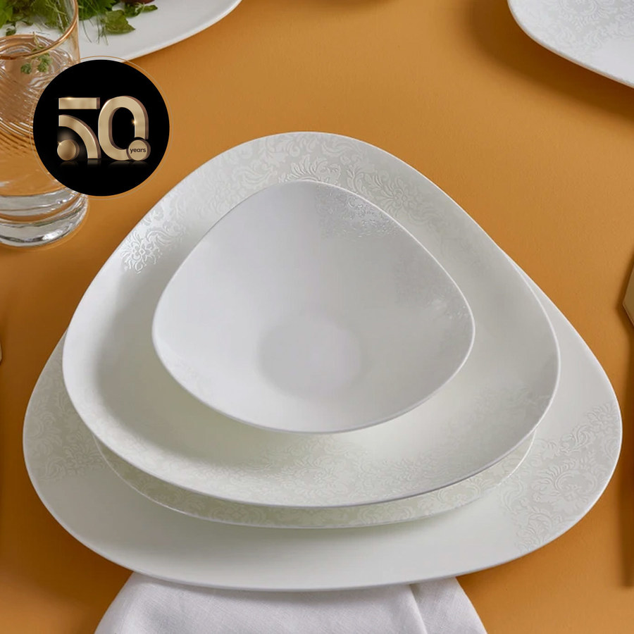 Karaca Fine Pearl Extra 50th Anniversary Collection Helen 62Piece