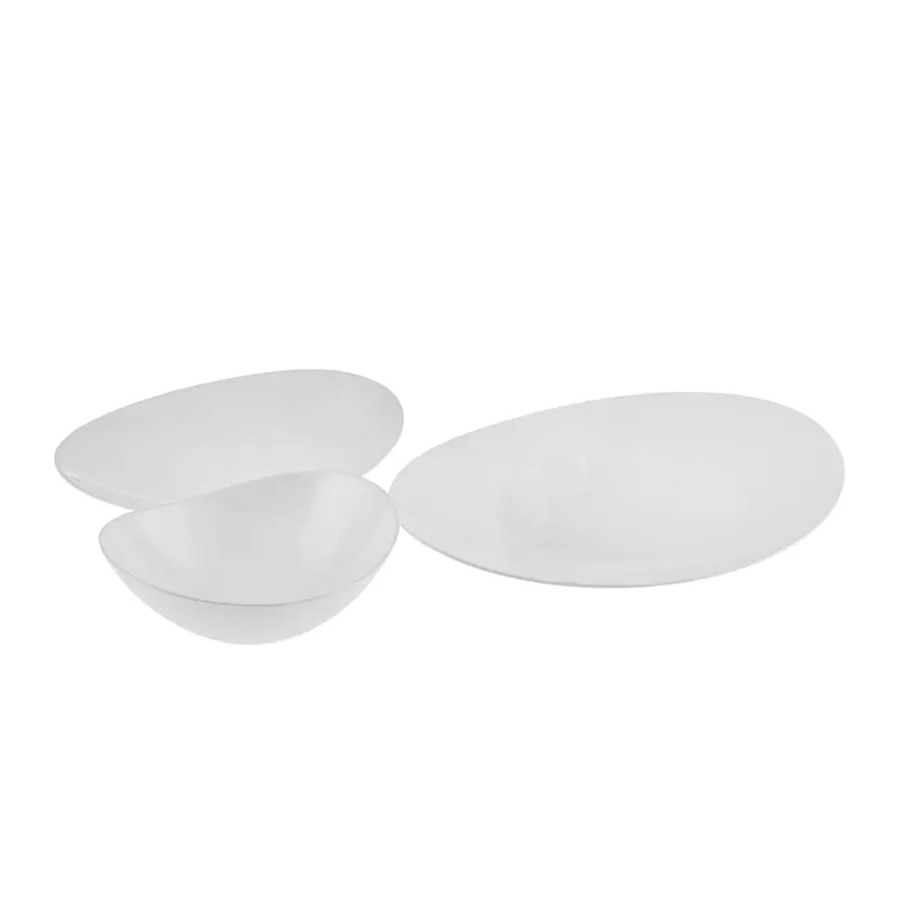 Karaca White Pure Dinnerware Set for 4 Person, 12 Piece, Opal 