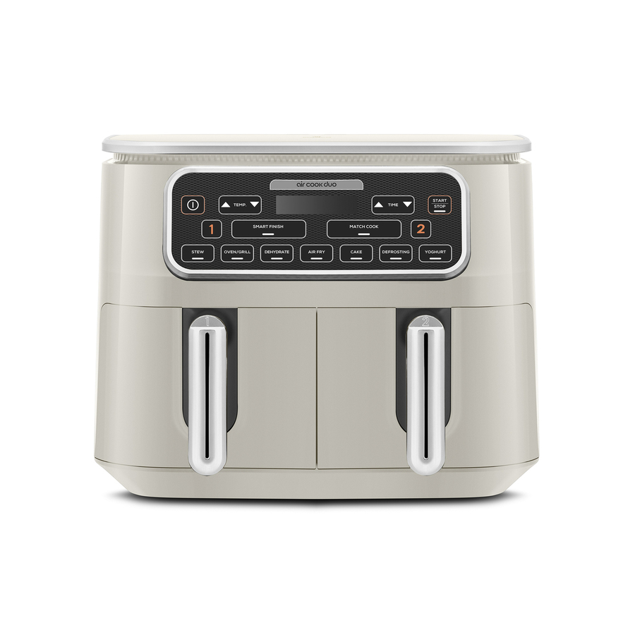 Karaca Air Cook Duo Hausmannskost XXXL 8 Liter Airfryer, Starlight 