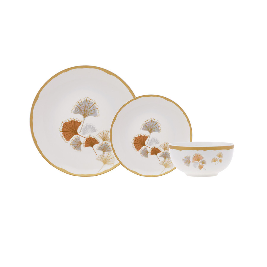 Karaca Porcelain Dinnerware Set for 6, 18 Piece, Multi KARACA Romania